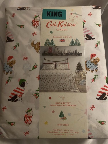 Cath kidston 4pc king sheet - cath,