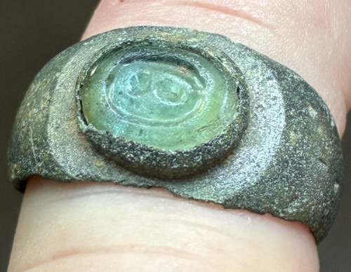 Roman bronze alloy ring - bronze, with