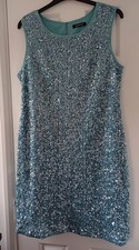 STUNNING SIZE 20 KALEIDOSCOPE SEQUIN EVENING DRESS COCKTAIL PARTY CRUISE  NEW 