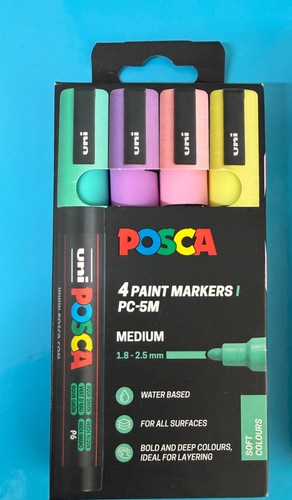Uni posca pack paint - 4,