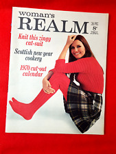 Vintage WOMAN'S REALM Magazine : 3rd January 1970