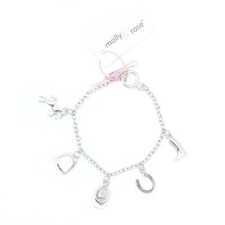 Horse Charm Bracelet Silver