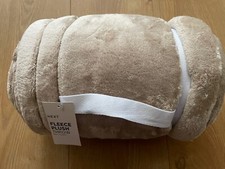 Next Mink Fleece Plush Throw