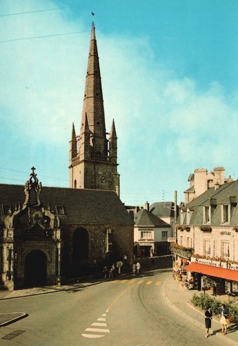 Postcard mornihan eglise - postcard, l'eglise