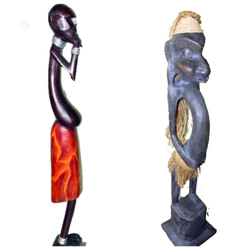 African style wooden carved - style,
