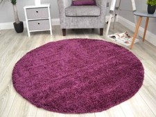 Circular Circle Shaggy Rugs
