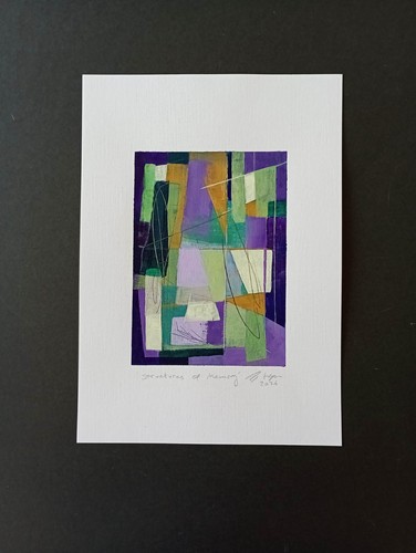 Original green purple - original, abstract
