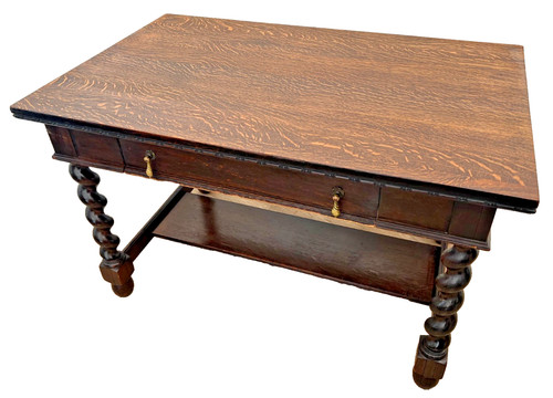 Antique barley twist tiger oak - antique,