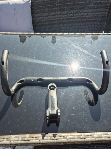 Fsa carbon drop handlebar - carbon,