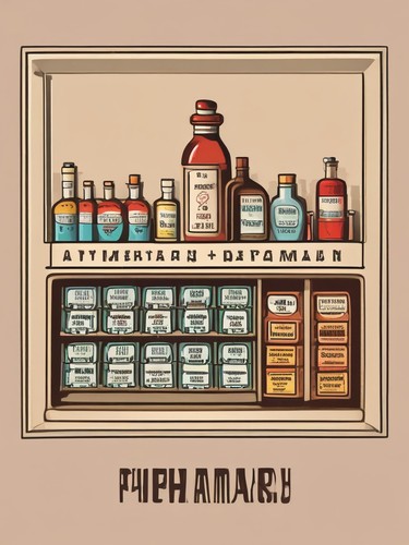 Vintage pharmacy sign - pharmacy,