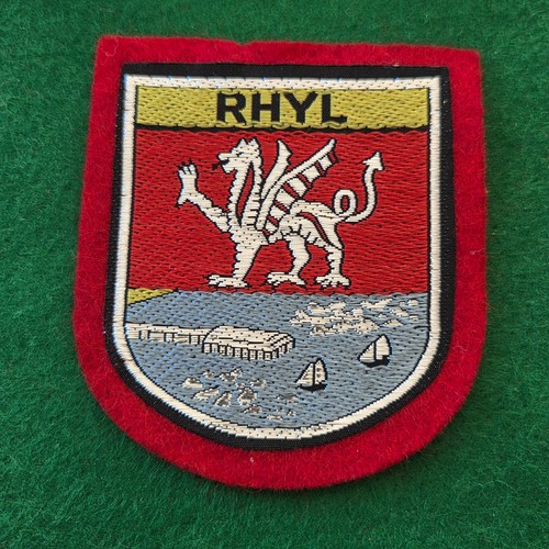 Rhyl souvenir cloth patch - cloth,