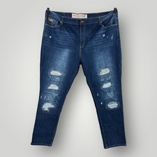 Winchester Jeans Mens 52x34 Distressed Rip Repair Grudge Acid Wash Grudge Denim