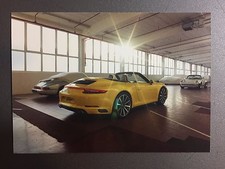 2016 Porsche 911 Carrera 4S Cabriolet Postcard, Post Card - RARE!! Awesome L@@K