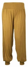 Womens Plain Harem Trousers