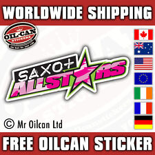 saxo allstars car sticker