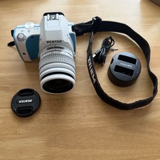 Pentax K-S1 DSLR White & Blue Camera & Matching 18-55mm lens - Tested & Working