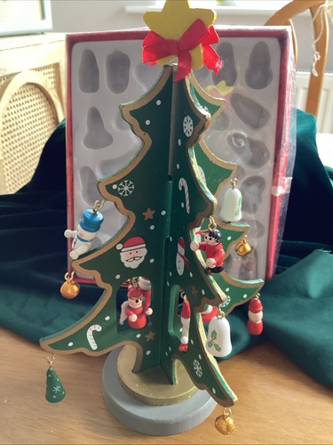 Vintage small wooden christmas - small,