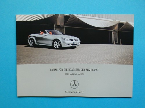 Brochure price list mercedes - list,