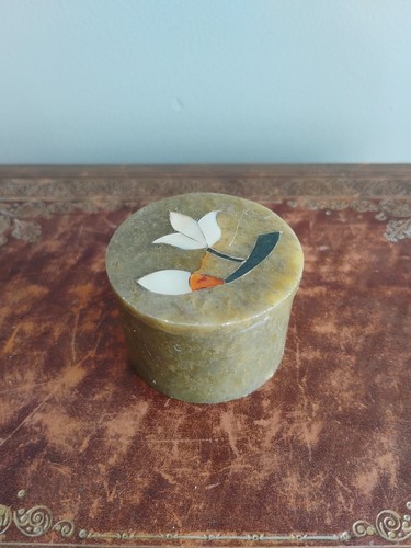 Vintage indian stone trinket - vintage,