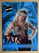 WWF Raw Is War 2001 Fleer Terri 18FF Female Fatale Wrestling Trading Card Diva
