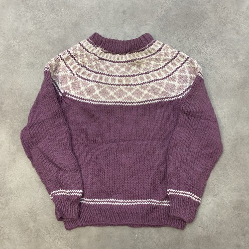 Hand knit norwegian sweater - hand,