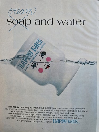 1968 happy face facial - face,