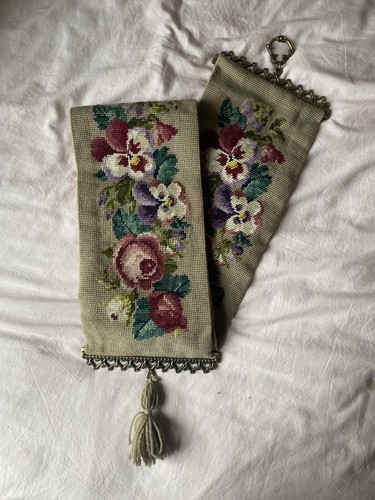Vintage needlepoint tapestry - vintage,