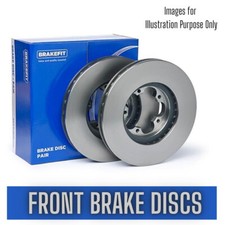 Front Brake Discs Set FOR TOYOTA AURIS 1.8 CHOICE2/2 12->18 296mm E18 BFit