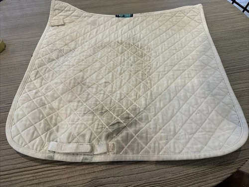 Numnah white full wither - full,