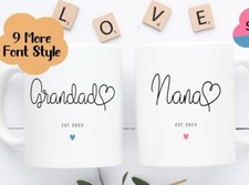 Nana grandad mugs, Nana mug, nanna, Grandad mug, coffee mug, Grandparents mug