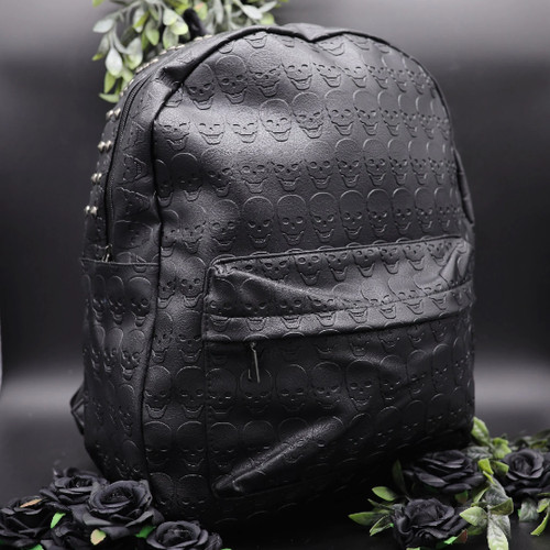 Skull gothic bag backpack goth - gothic,