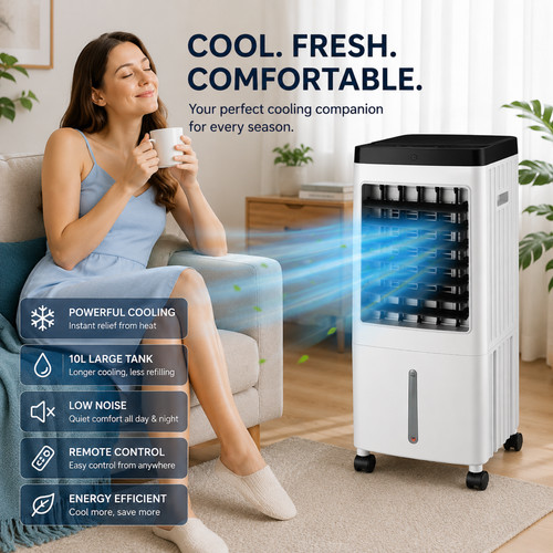 10l portable air cooler fan - portable,