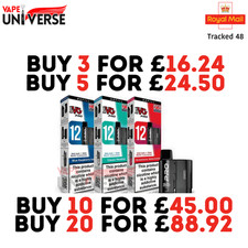 IVG Pro 12 Refill Pods 20mg 10k Puffs Prefilled Replacement Pods Only