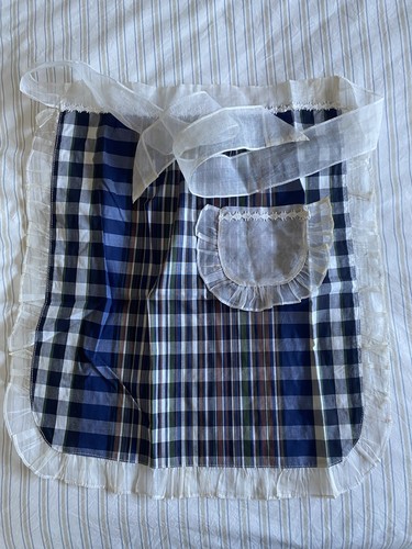 Vintage 1950s frilled hostess - vintage,