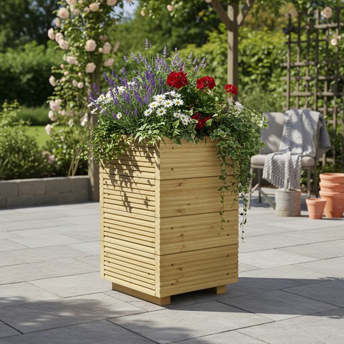 Small tall garden wooden - small,
