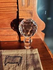Waterford lead crystal stopper - waterford,