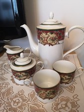Noritakè . Royal Hunt 3930 Coffee Set. Bone China. Lovely Condition.
