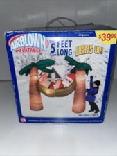 Gemmy 5ft Santa Tropical