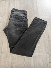 Diesel Industry Black Corduroy Slim Fit Trousers – Size 34 W36 L34 cord18