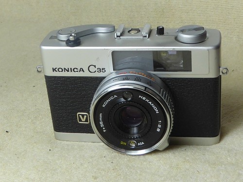 Konica c35 35mm rangefinder - konica,