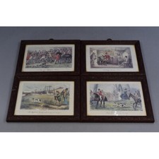 Set of Four Vintage Framed and