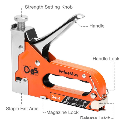 Valuemax manual staple - valuemax, 3-in-1