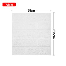 60PCS 3D Tile Brick Wall