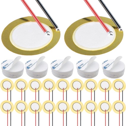 27mm piezo discs - 27mm, with
