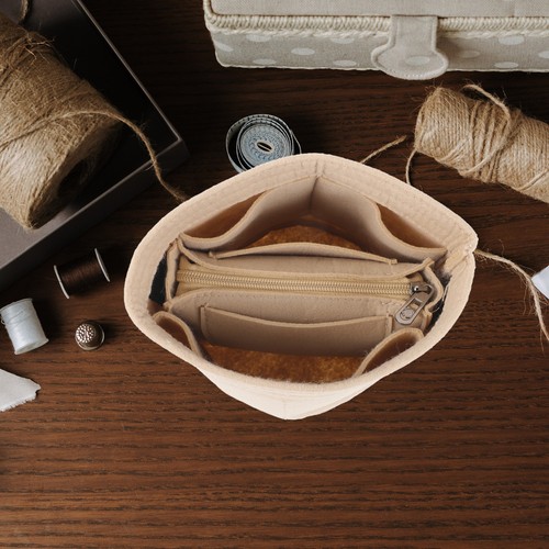 Felt purse organizer cosmetic - organizer,