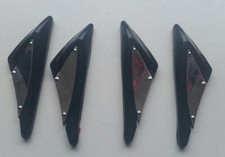 4 Black Rubber Door Boot Guard