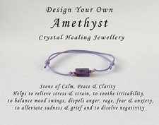 Amethyst Bracelet Anklet Natural Healing Crystal Bracelet February Birthstone