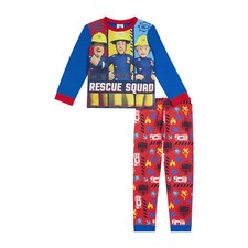 Fireman Sam Boys Long Pyjamas, PJs Ages 18 Months to 7 Years