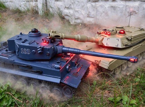 Large twin battle tank - rc,