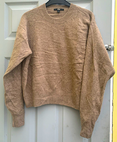 Uniqlo beige knit - beige,